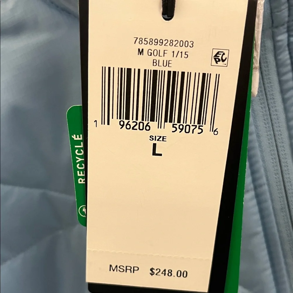 RLX Ralph Lauren Men's Sky Blue Quilted Jacket - Picture 8 of 8